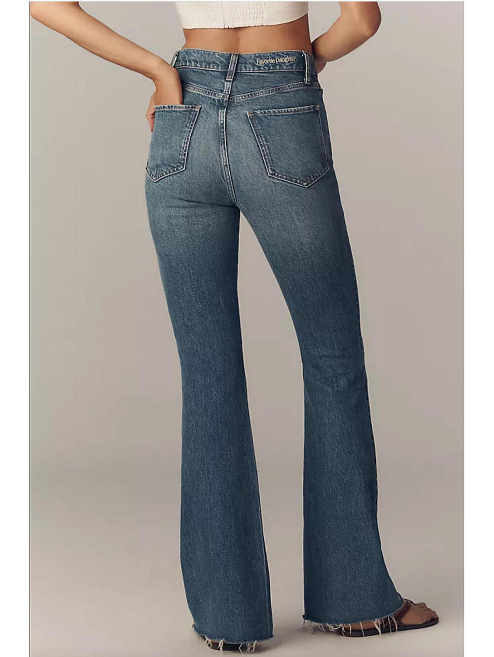 Favorite Daughter The Valentina Boot Super High Rise Mini Bootcut Ascott Size 25
